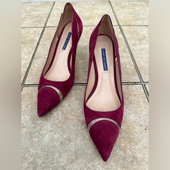 Stuart Weitzman suede heels shoes - Picture 1 of 13